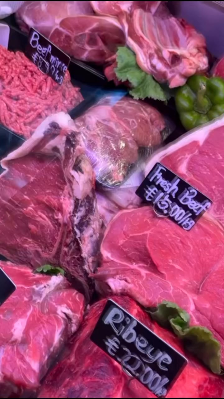 “Fresh off the block! 🥩 Today I’m preparing a beautiful beef rib, hand ...