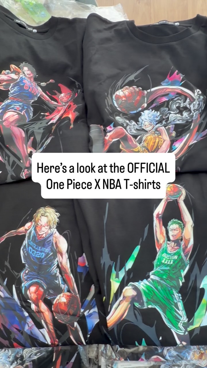 One piece X Nba mini poster set #onepiece #bucks #lakers