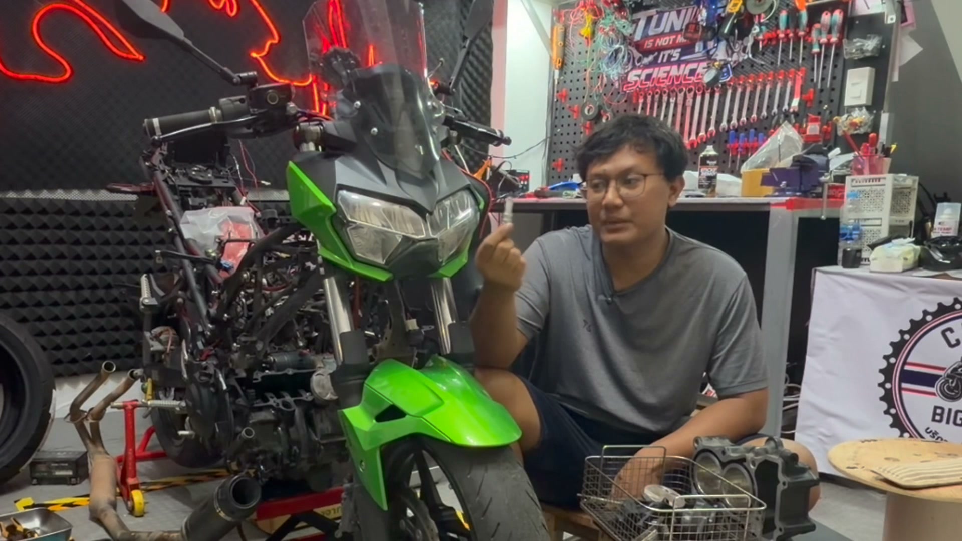 h The ultimate upgrade for ninja 250 #chungbikeshop Part 1