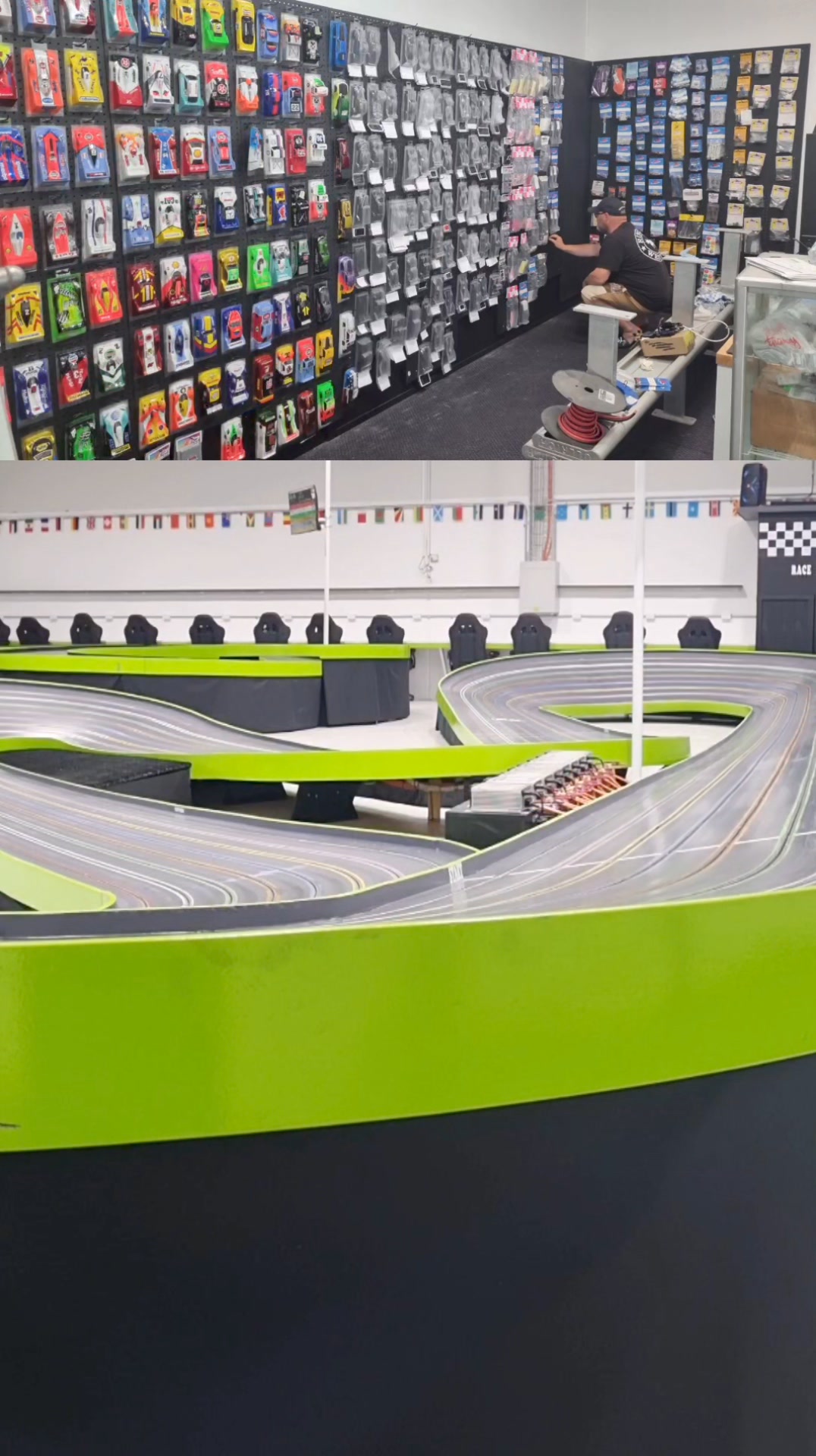 Come along to RPM's Slot Car Raceway and test out your driving skills ...