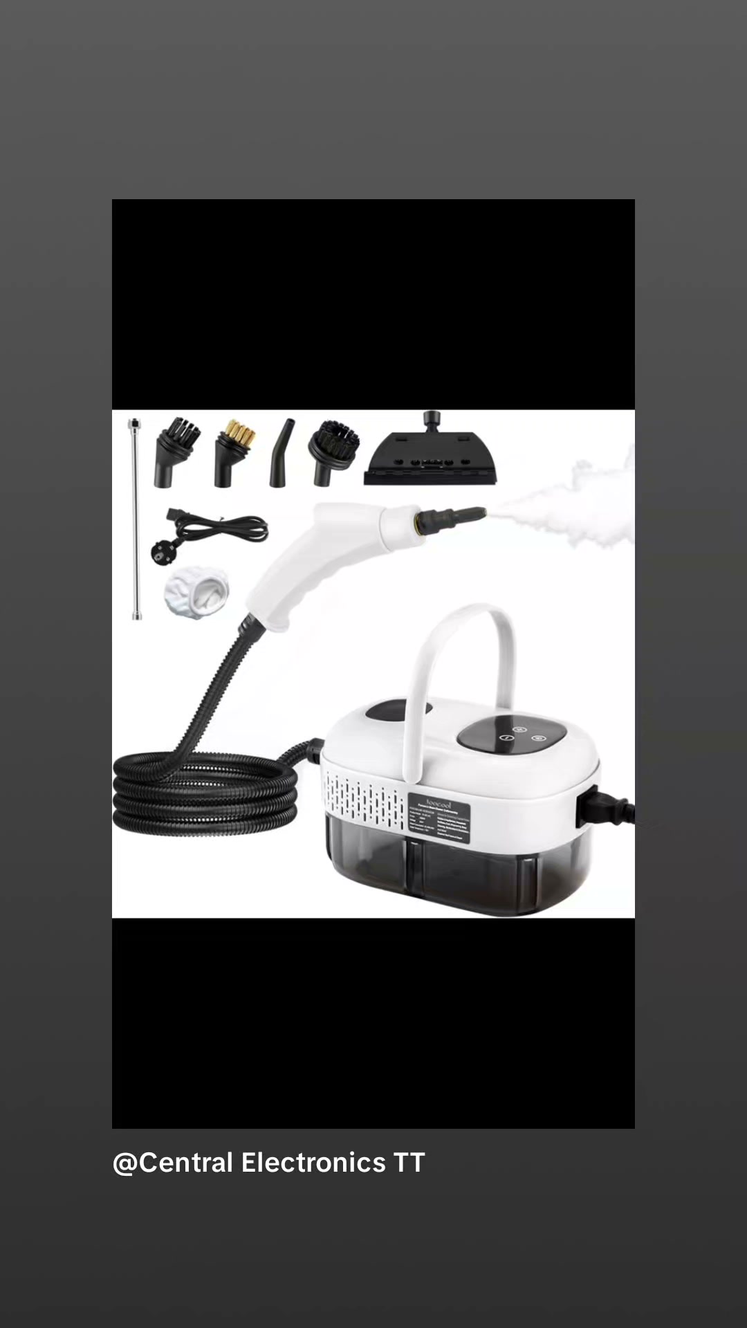 Handheld Steam Cleaner with Double Safety Lock is equipped with
