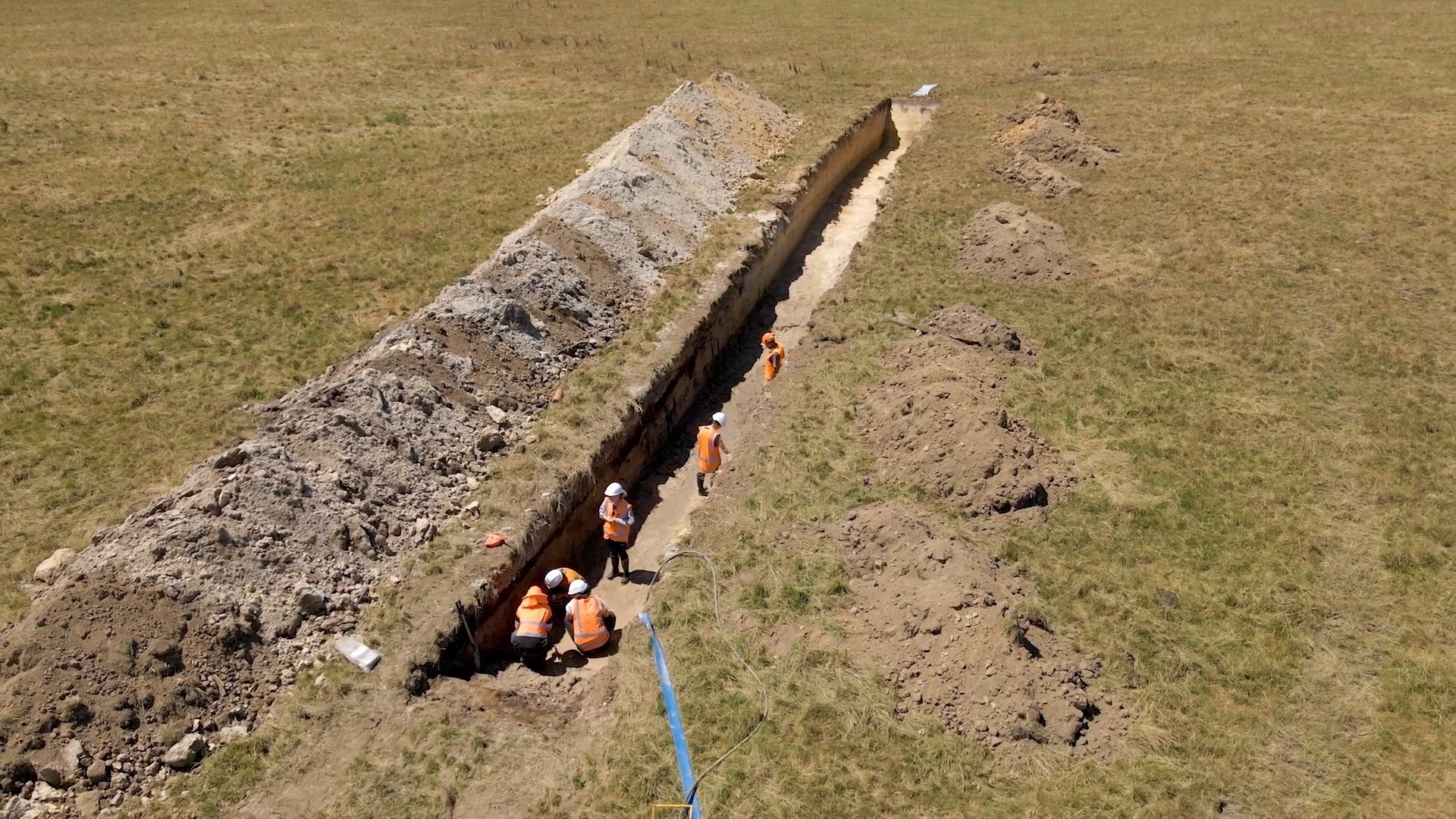 Scientists are digging trenches across a recently discovered fault in ...