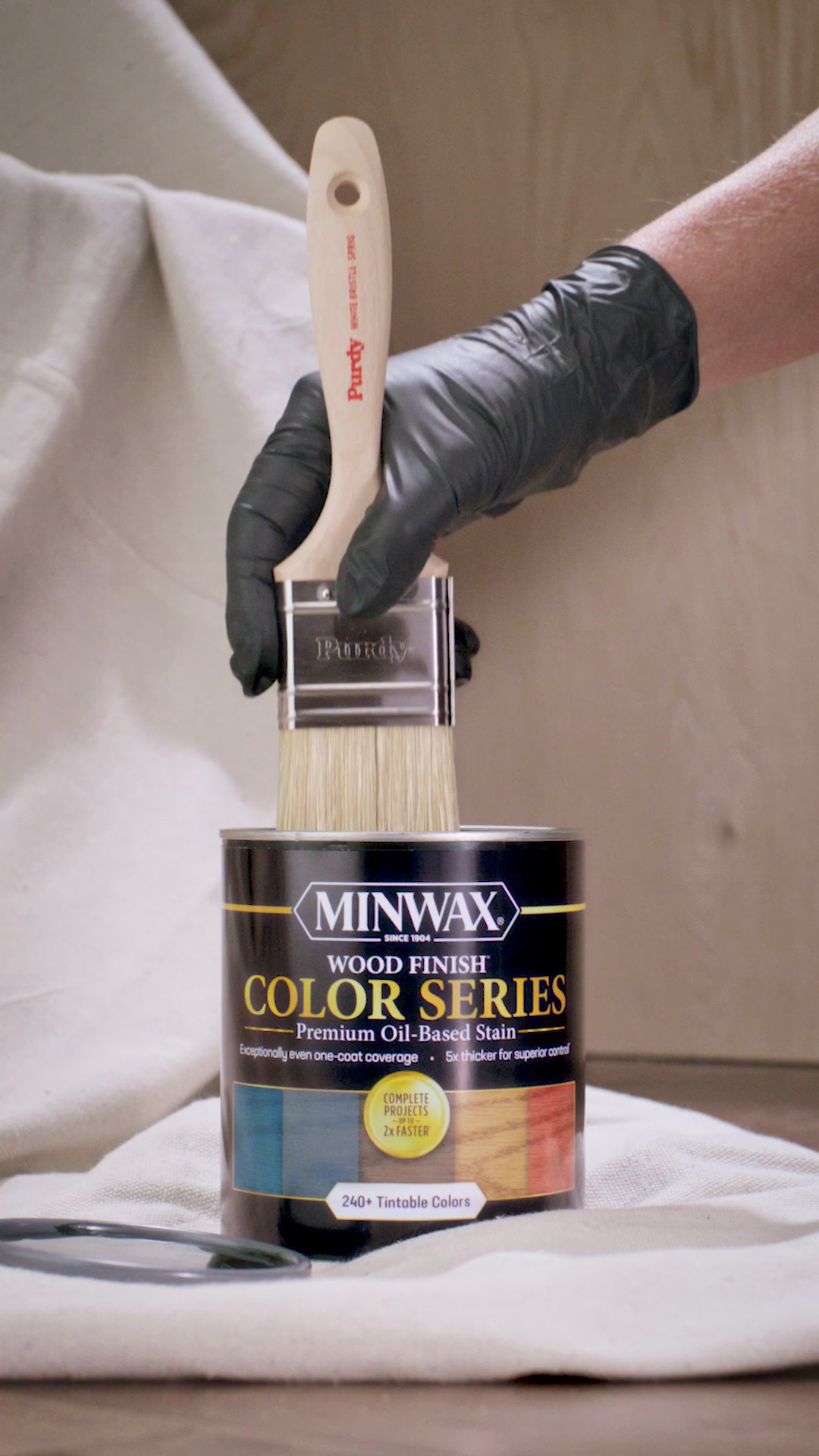 Introducing our new Color Series Premium Oil-Based Stain. It’s one coat ...