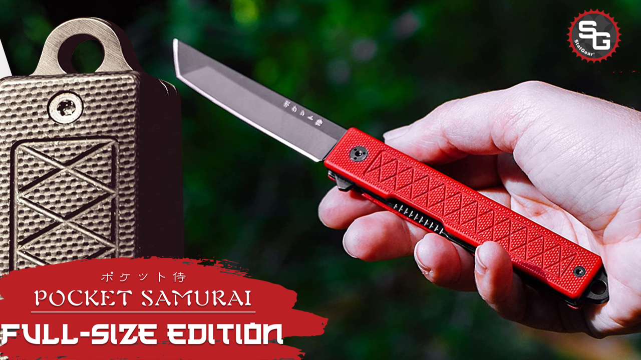 StatGear Pocket Samurai Full-Size Edition D2 Tanto EDC Folding