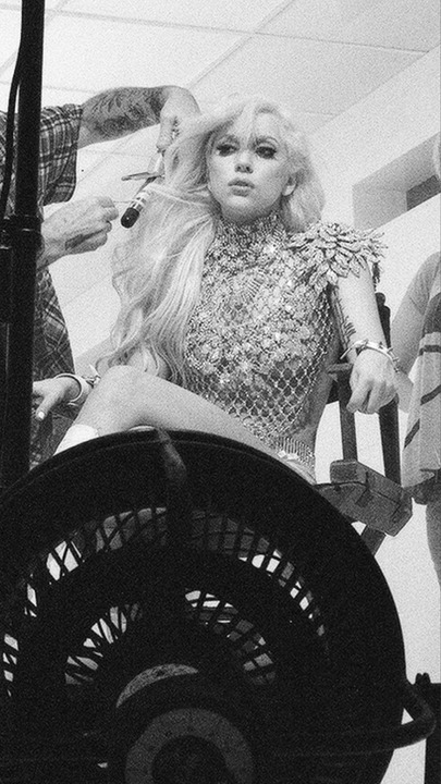 lady gaga bad romance dress Behind The Scenes Diamonds Scene 15 Years Ago garden