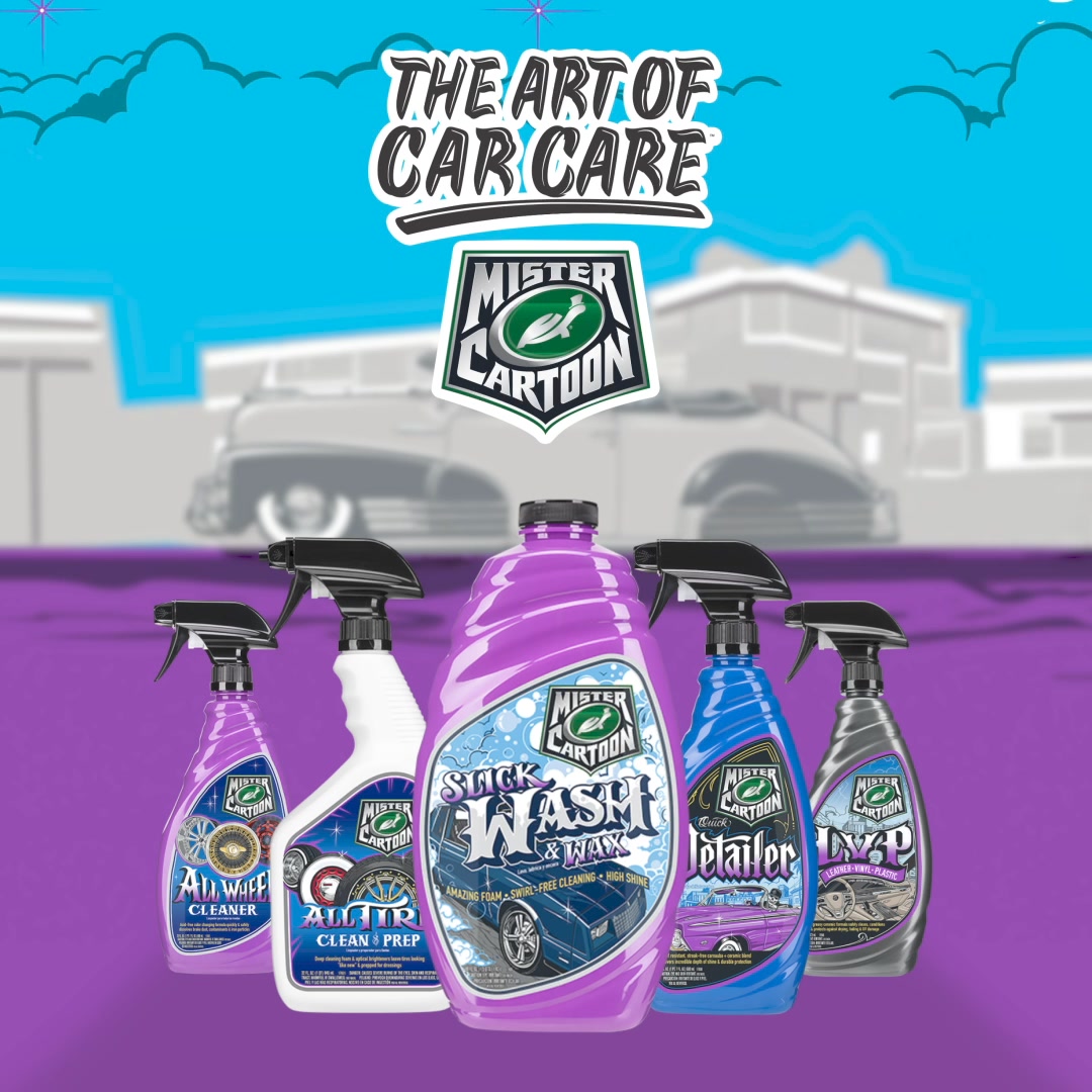 🎉 Available NOW 🎉 Browse Turtle Wax x Mister Cartoon's car care