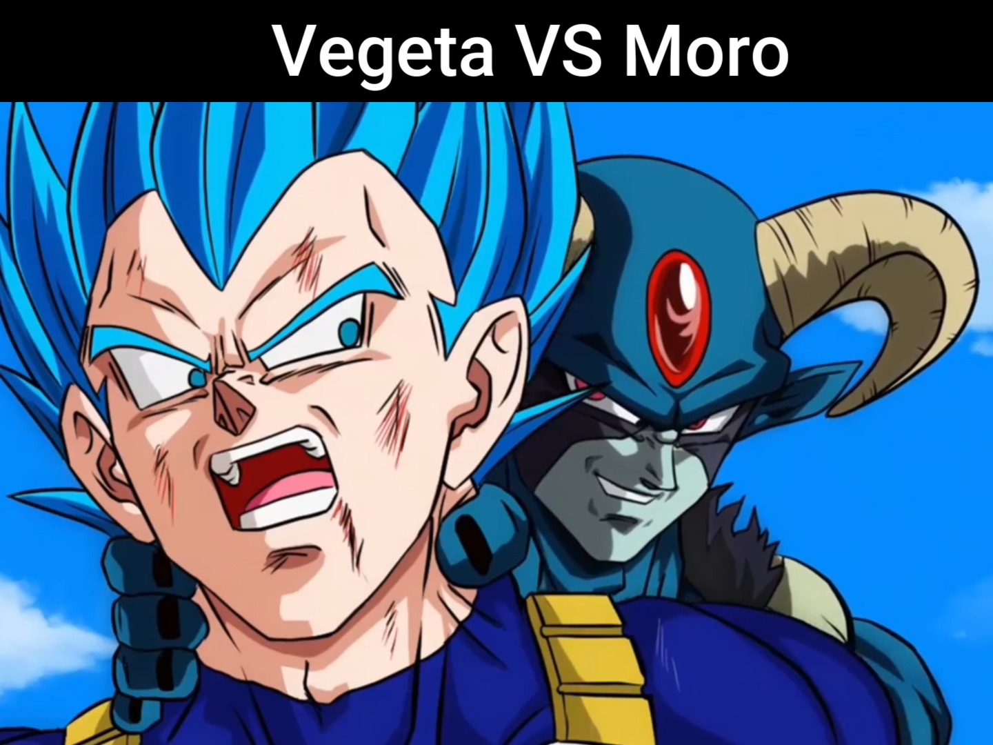 Vegeta Vs Moro Color