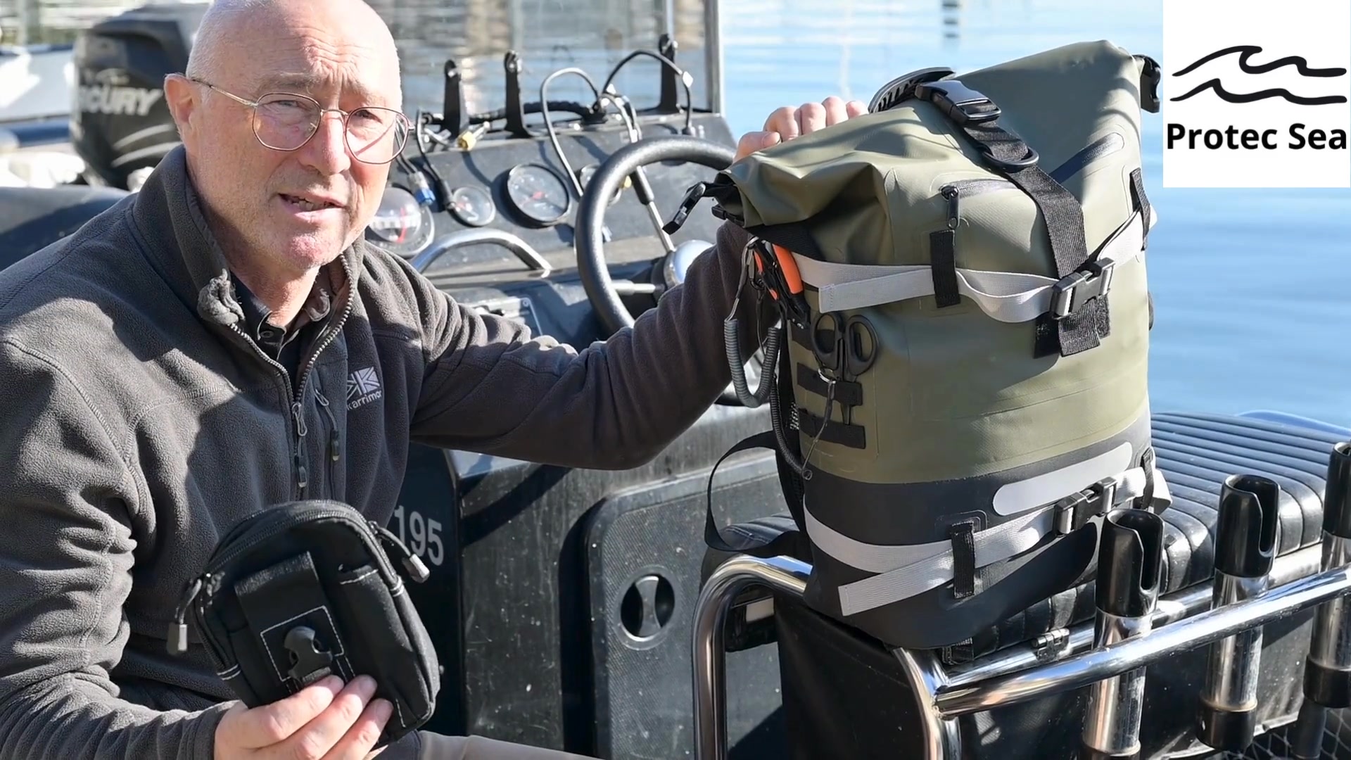 Sac à Dos Étanche Protec Sea IPX6 – 25L/40L Modulable, Réglable En Hauteur, Pour Plage, Rando, Moto, Ville