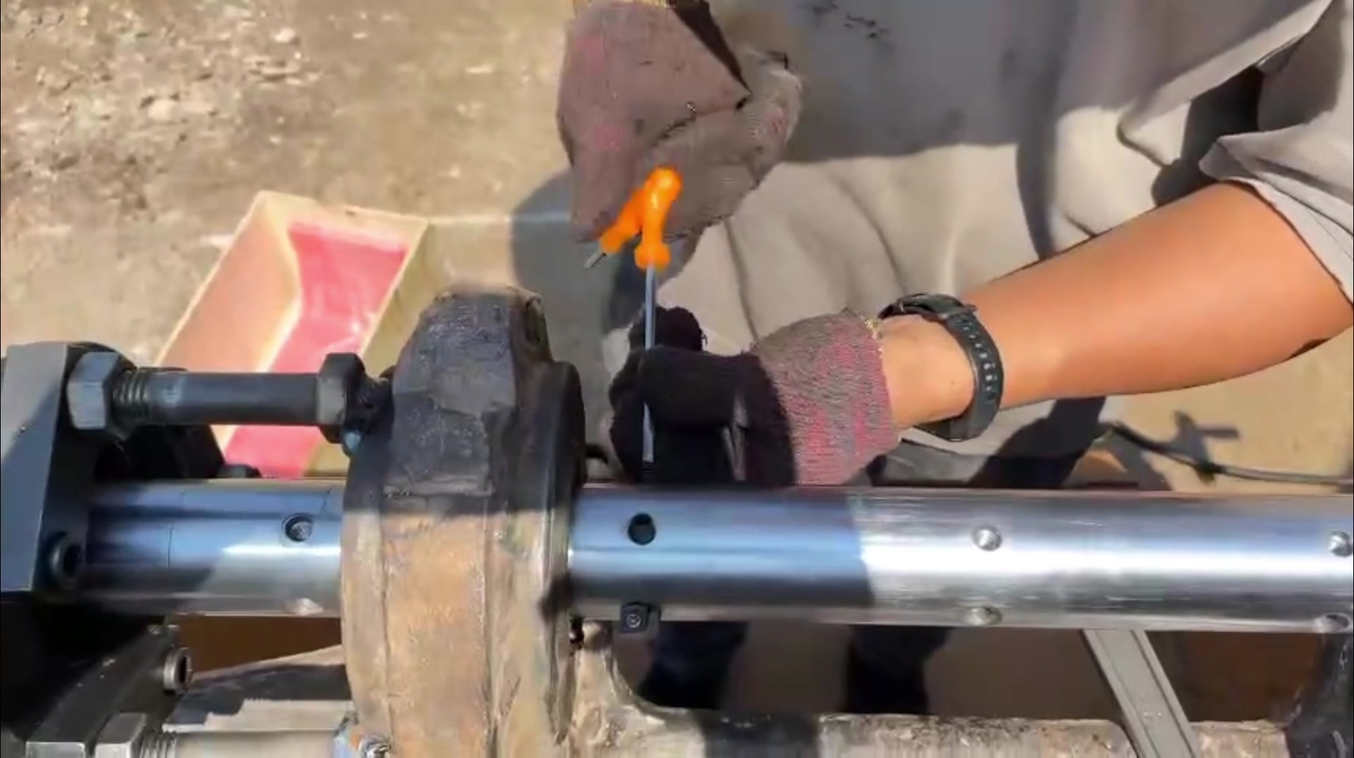 How to set up your line boring machine (plus welding )? Ys Power on ...