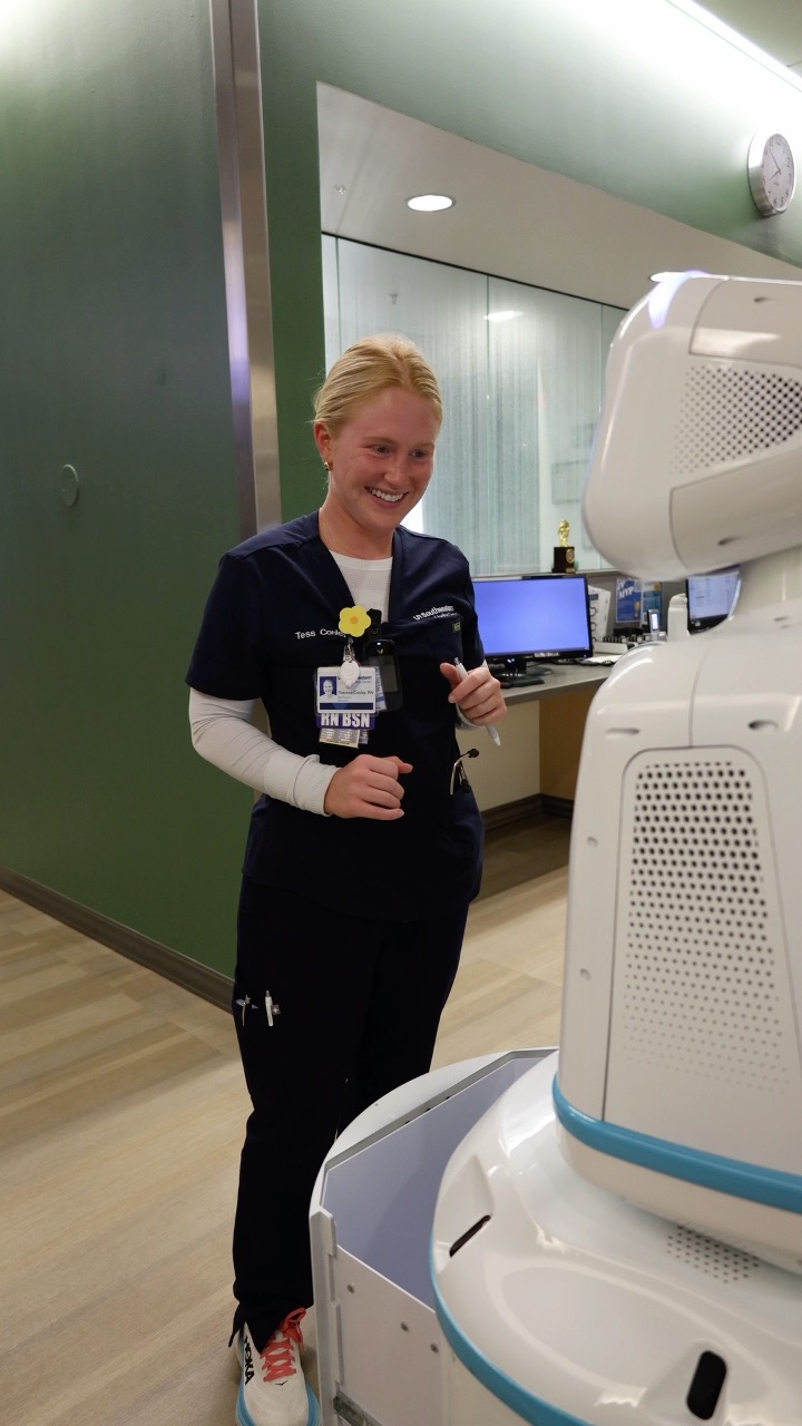 Come along for a day in the life of one of our Moxi robots as it ...