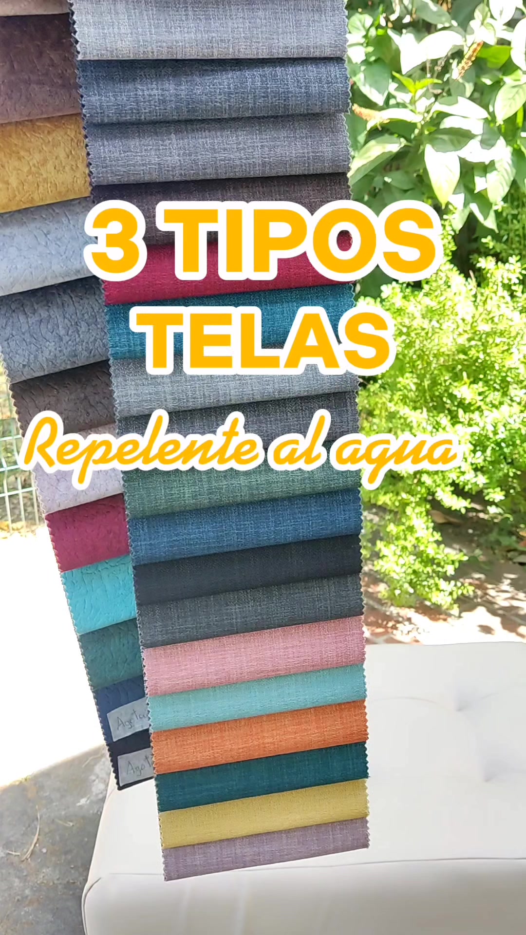 Te muestro 3 tipos de telas que son REPELENTE A LÍQUIDOS # ...
