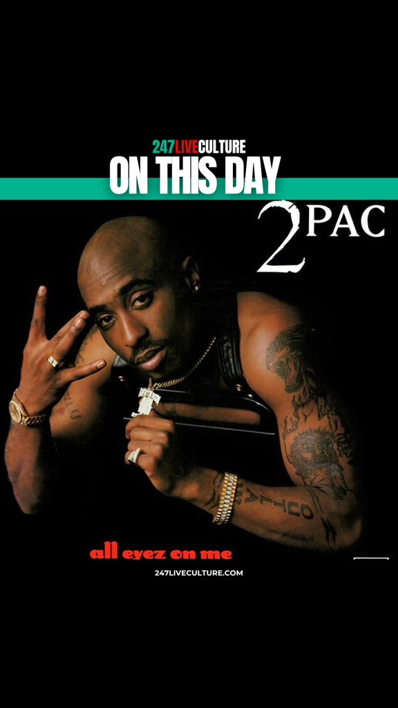 February 13, 1996, 2Pac released his fourth studio album 'All Eyez