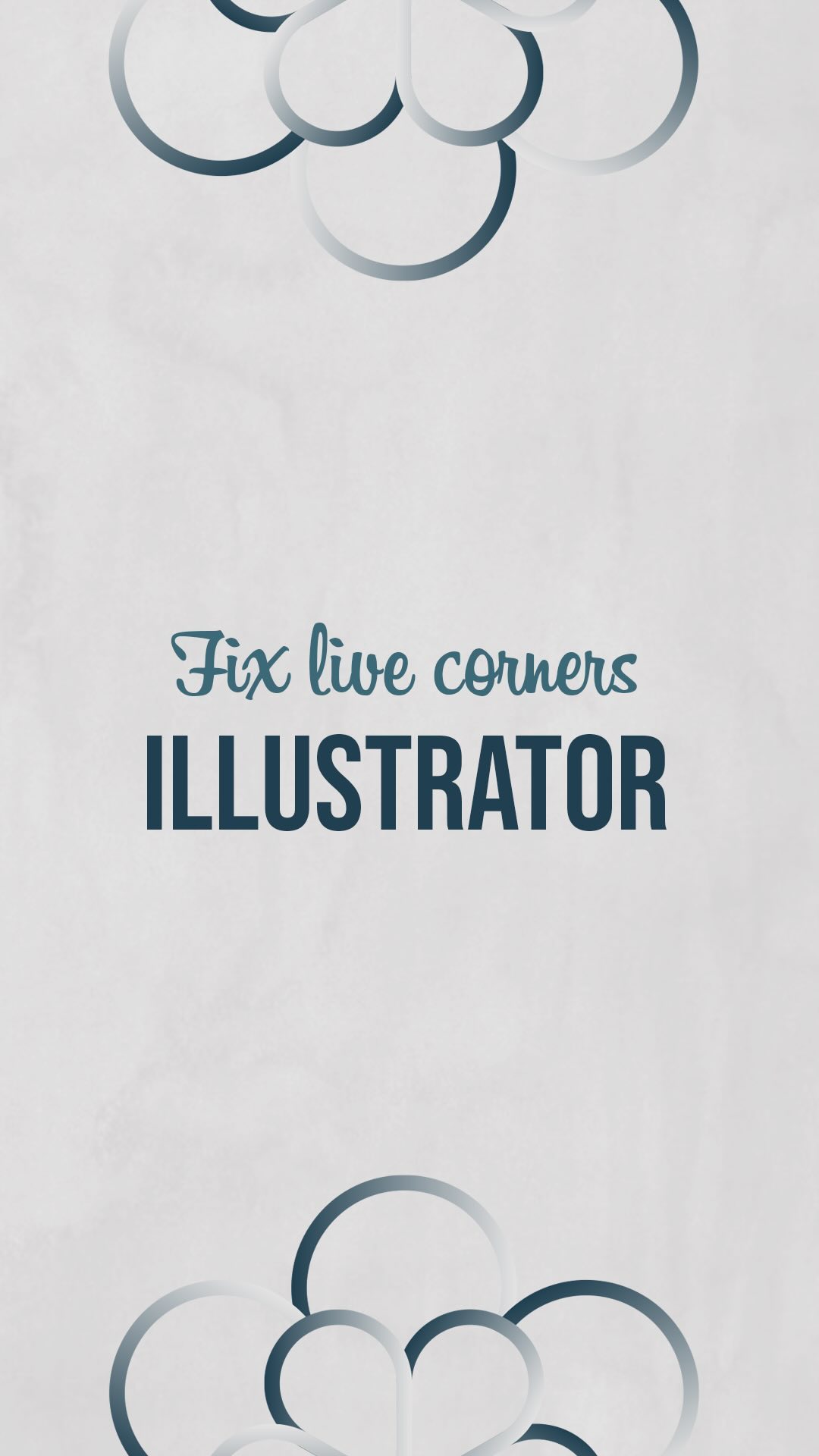 Here is how to easily fix live corners in adobe illustrator! Sometimes ...