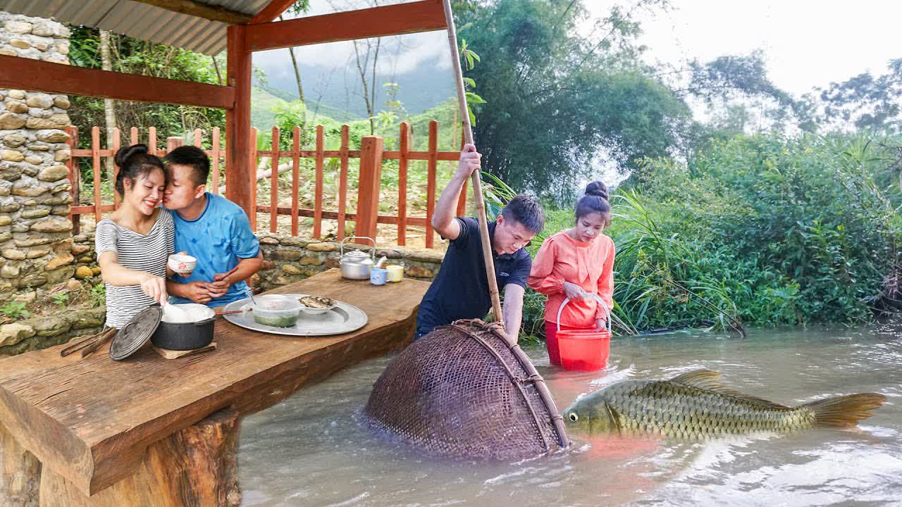 Harvesting A Lot Of Big Fish Goes To Countryside Market Sell || Phuong ...