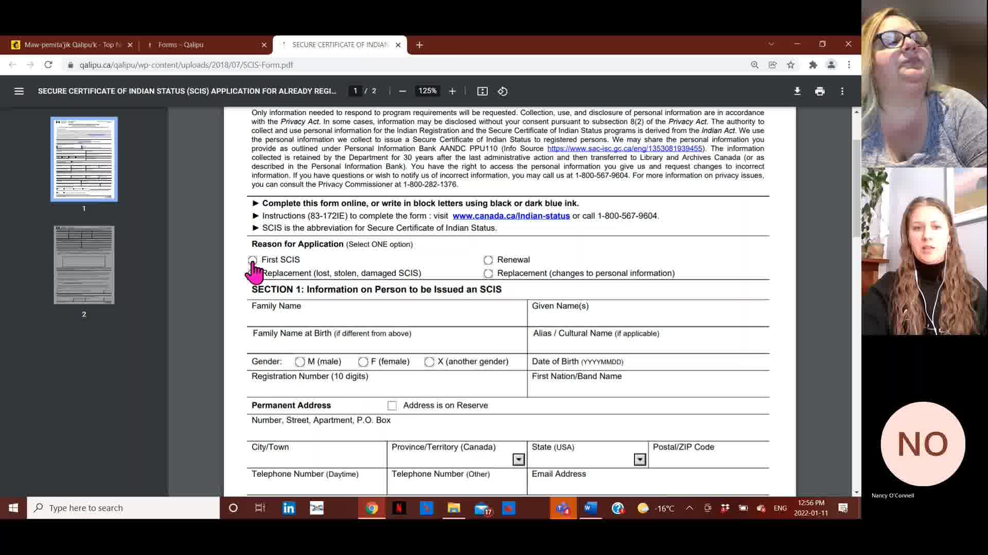 A ‘How to’ Video on: CHILD (ages 15 and under) Secure Certificate of ...