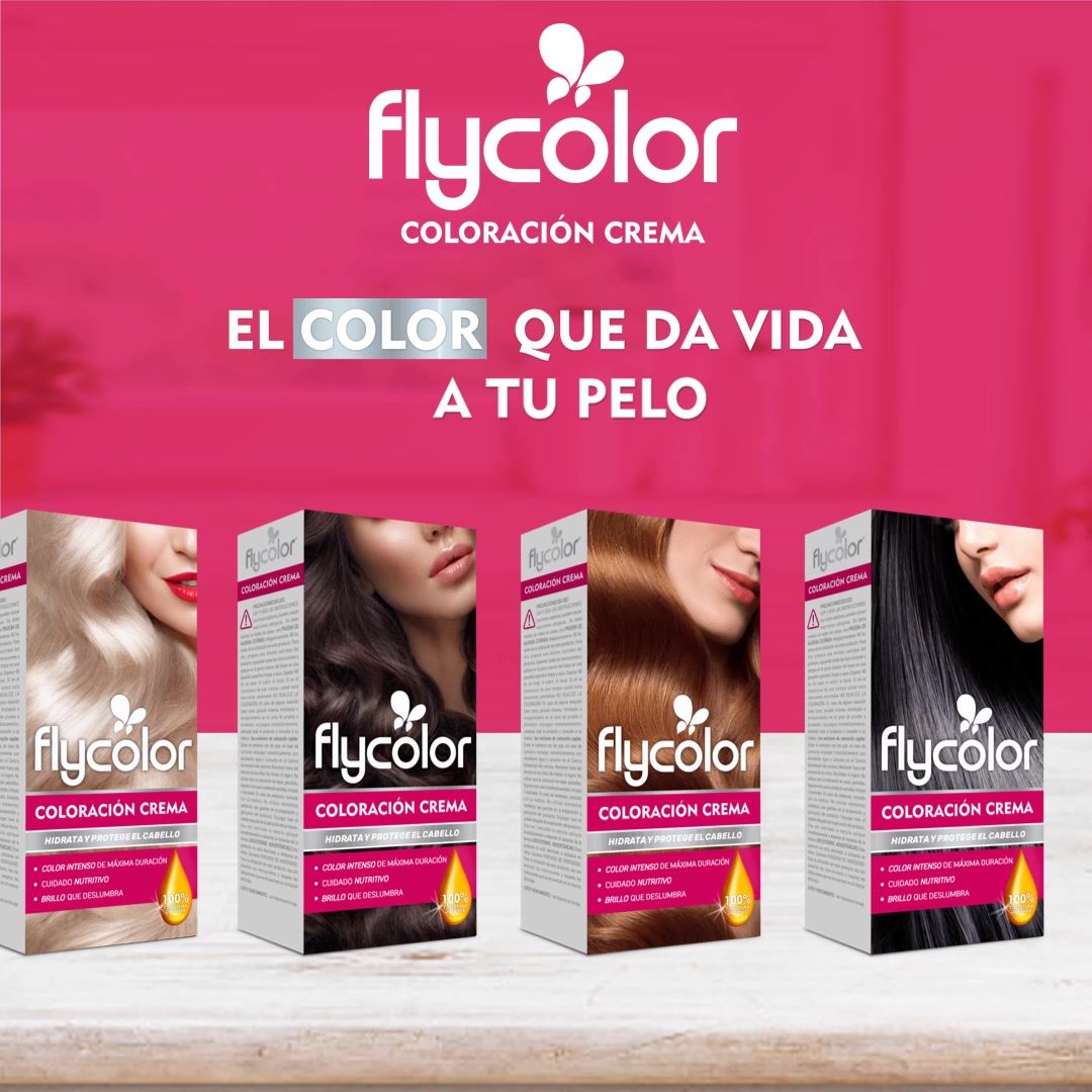 Fly color Coloración Crema ¡El color que da vida a tu pelo! Probalos y ...