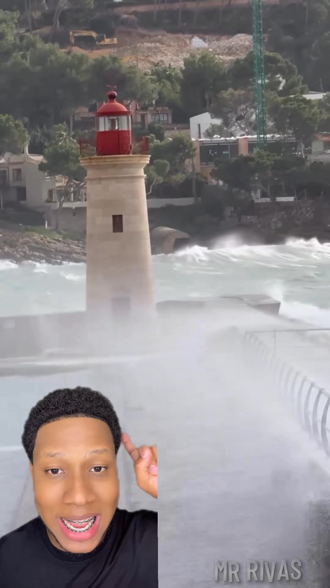 El mar se agitó y sucedió lo peor 😱 #fyp #usa #viral | Mr Rivas | Facebook