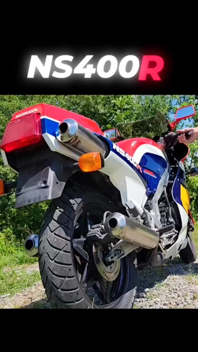 SPOTTED IN THE WILD! HONDA NS400R #Honda #hrc #NS400R