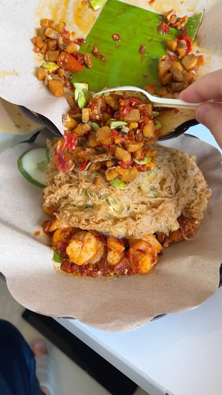 Nasi Rames Pinggir Jalan naik Kelas !! Tempatnya uda ala ala cafe bah ...