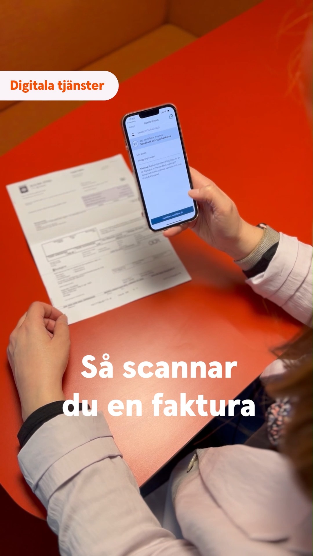 Har du fått en pappersfaktura – betala den enkelt med appen genom att ...