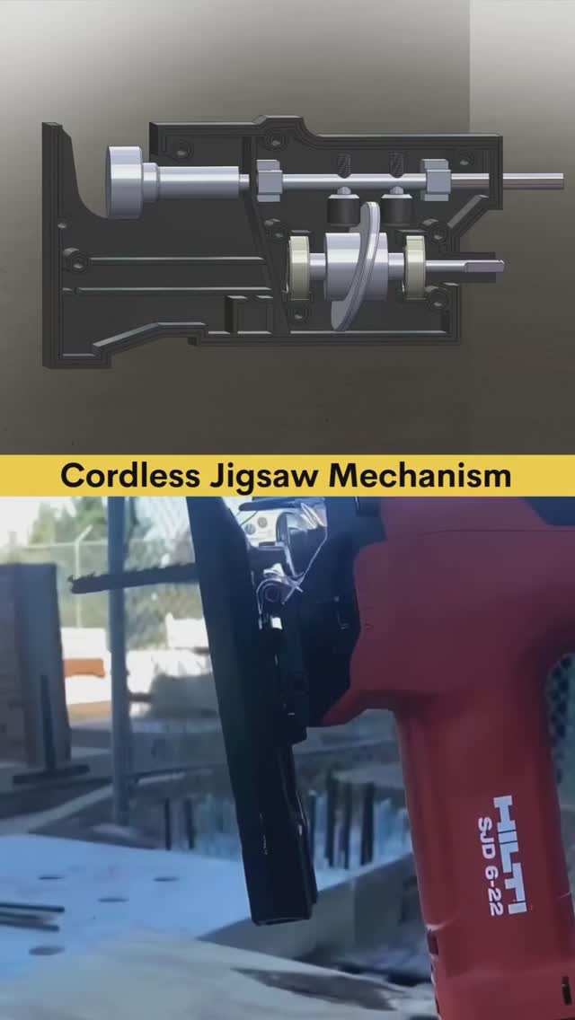 Cordless jigsaw machine 📌 . . . . . . . . . #solidworks #3d #design # ...