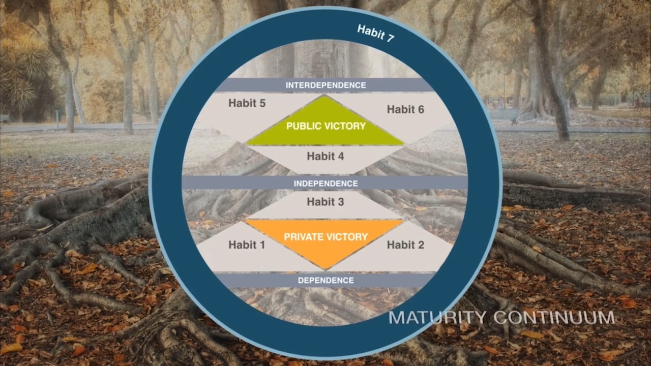 How do the 7 Habits align with the principle of growth? Access this ...