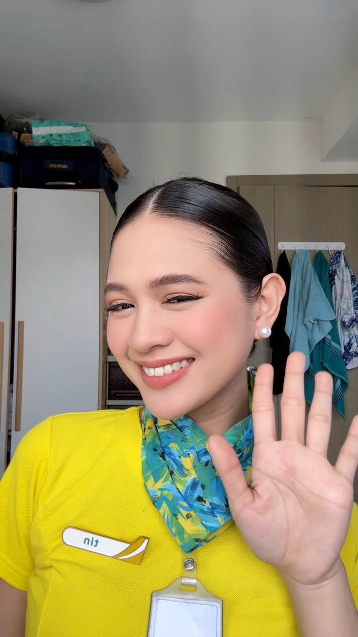 Another flight, another GRWM 💋💛 | Tin Reyes | Facebook
