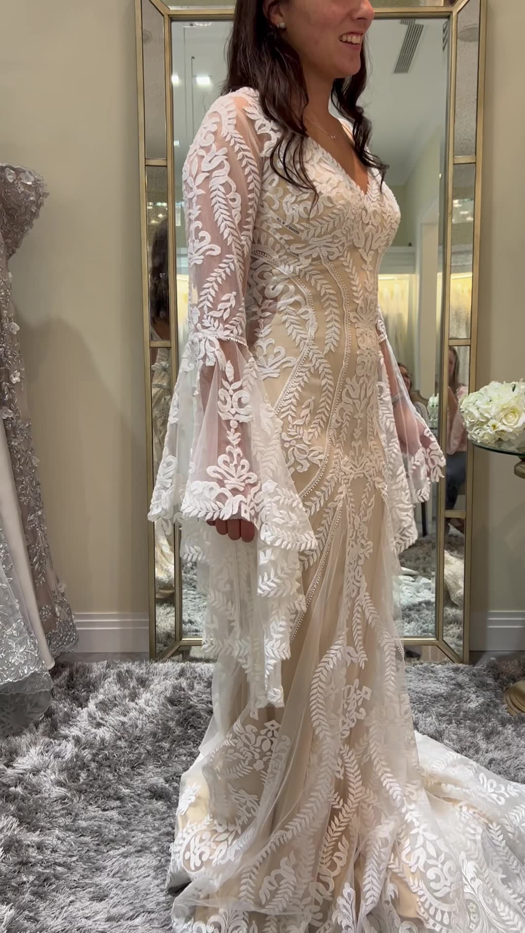This was a sweet day. I love this dress on Monica. Moments in time memories for a lifetime. #liveinthemoment #love #weddingdress #memories #specialday #bohostyle | DIY Living By Talisa Lindsay