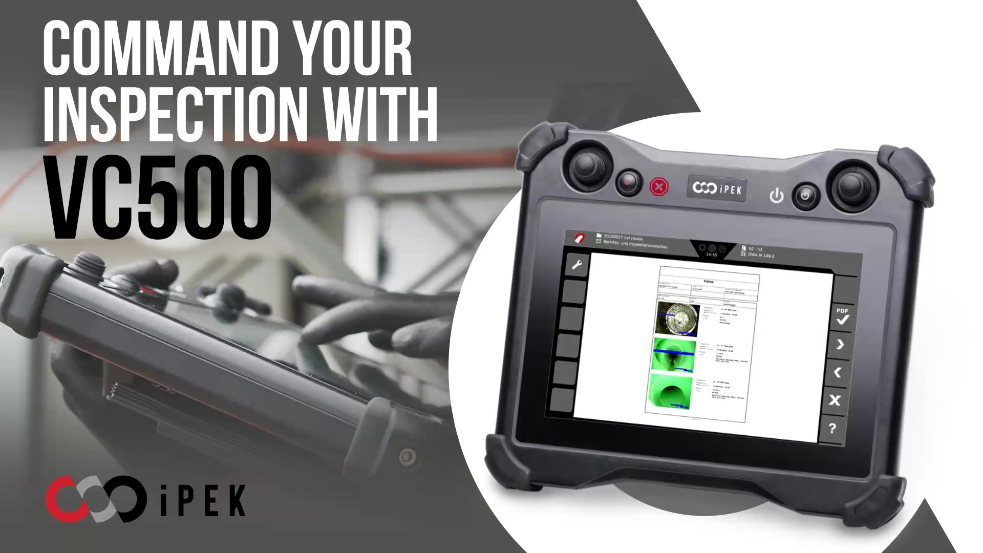 The VC500 controller for the ROVION crawler is your gateway to pipeline ...