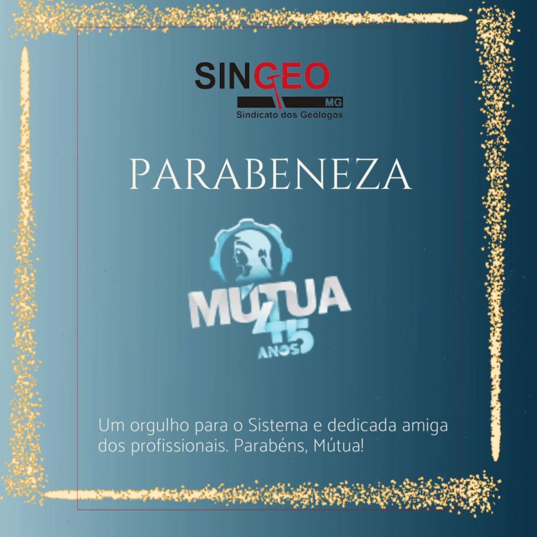 O Singeo MG parabeniza os 45 anos de criação da @mutua.mg! O Orgulho do ...