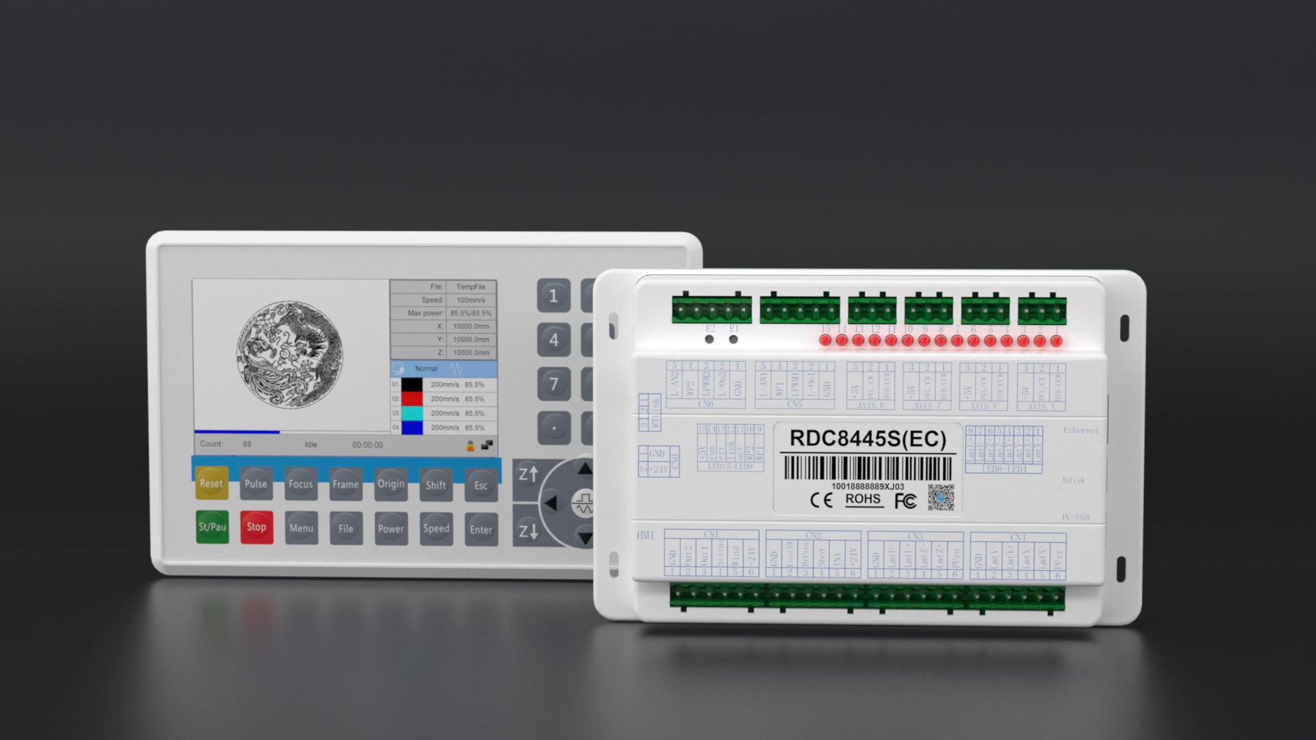 RDC8445S Next-Gen Laser Cutting and Engraving Control System | Shenzhen ...