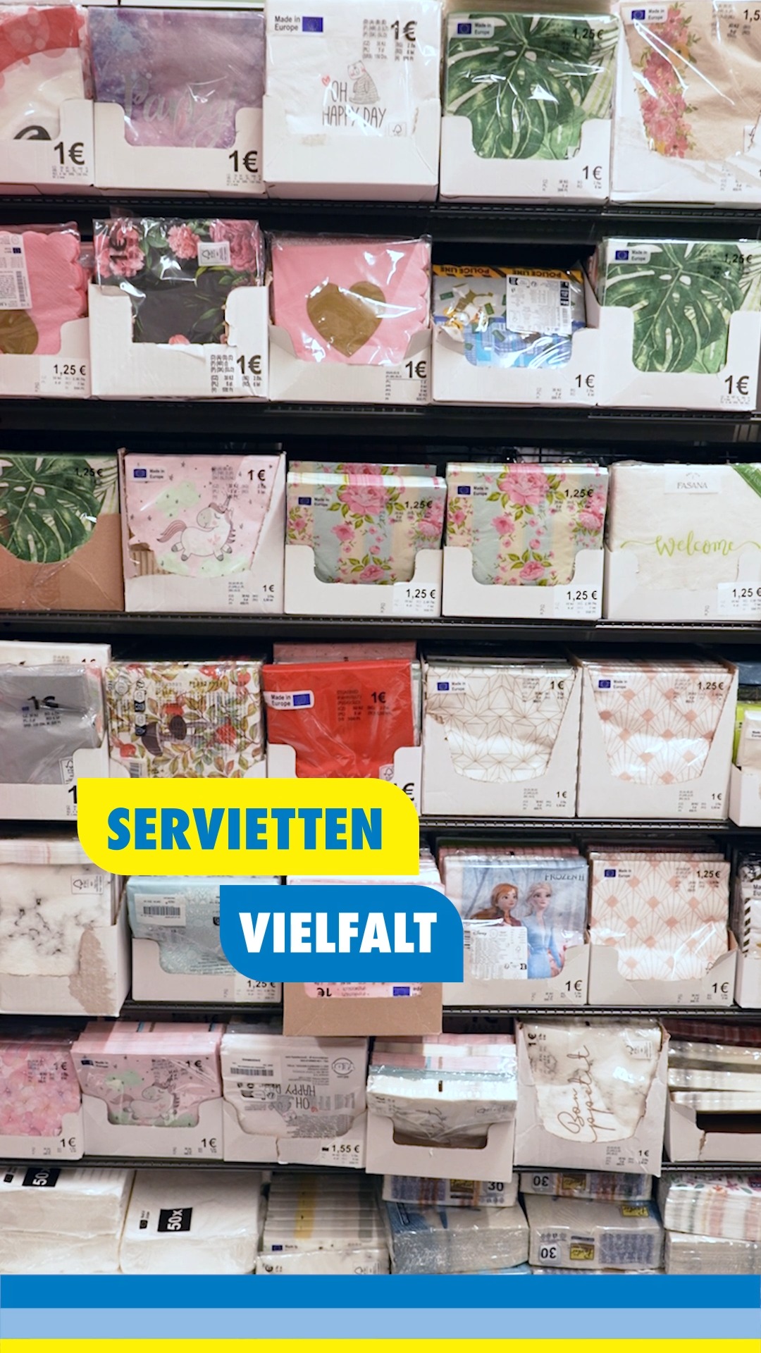 Da freut man sich ja fast, wenn endlich mal was daneben geht. 🍝😱🙌, Servietten gibt es bei uns schon ab 1,00€! | TEDi Deutschland