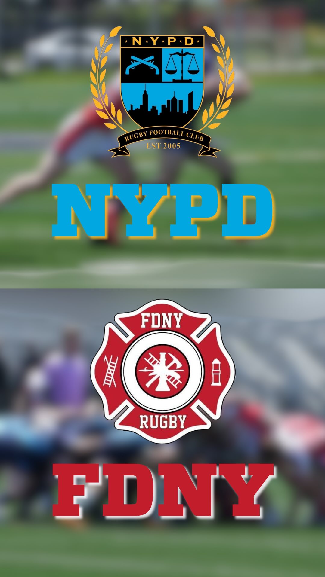 The Finest and Bravest faced off yesterday to ruck, scrum, and try for ...