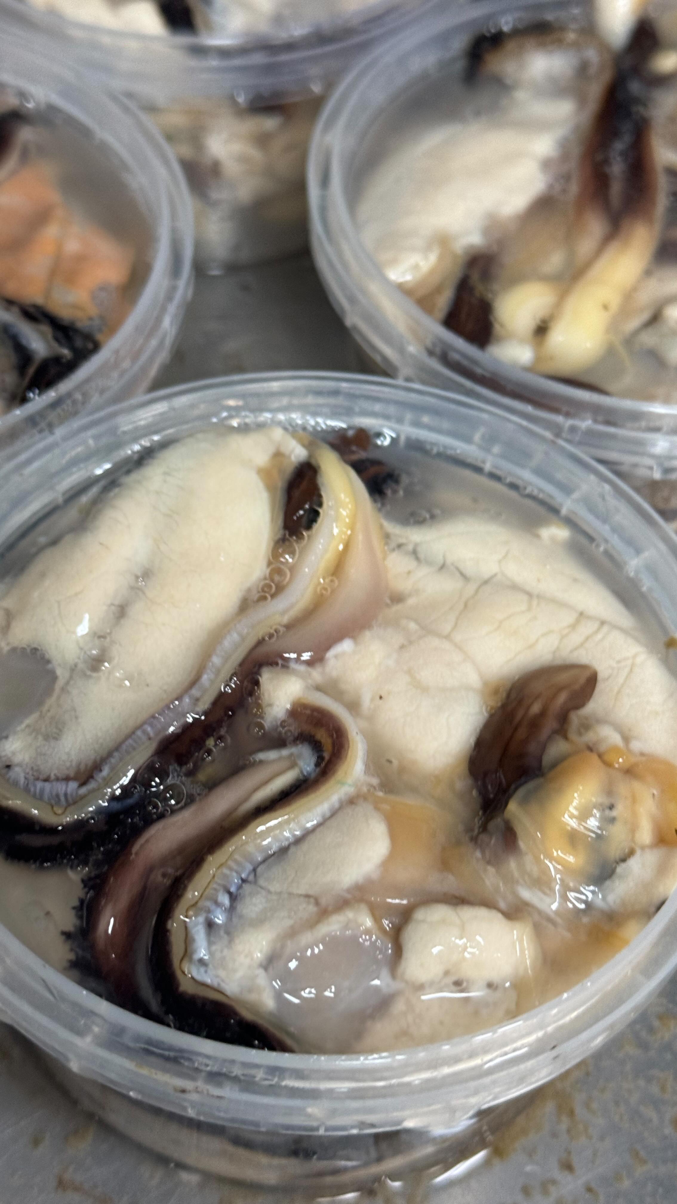 We shuck our mussels fresh in store Pair a punnet with our fry bread ...