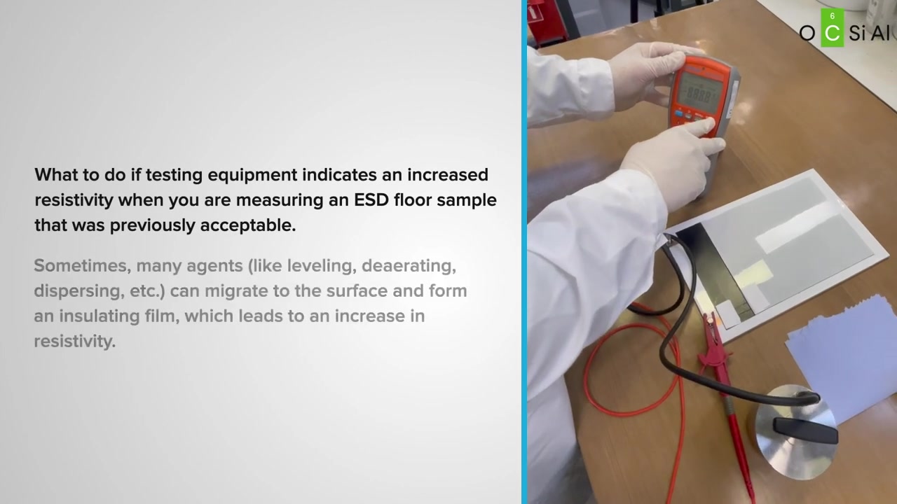 ESD floor: resistance increases with time – How to measure it correctly ...