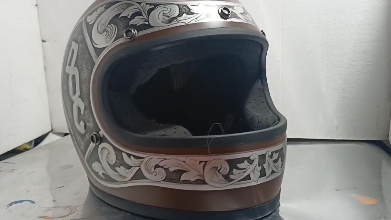 brushed gunship chrome motorcycle helmet Hot Leathers German Style Low Profile Novelty – Slash2Gash High Impact ABS Shell provides for Great Energy Diffusion Gunship Gray Color Matched Motorcycle