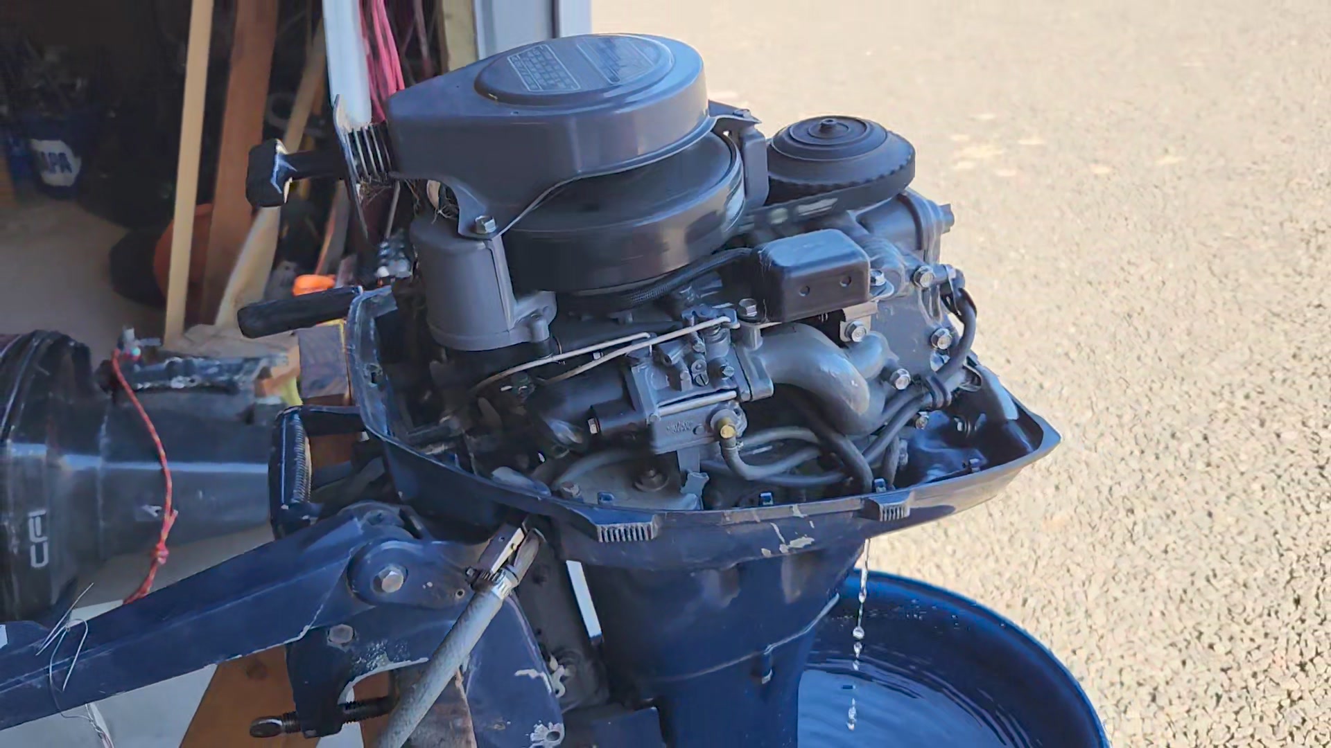 Running that 1987 Force 85hp inline 3cyl 2-stroke with x3 carbs after ...