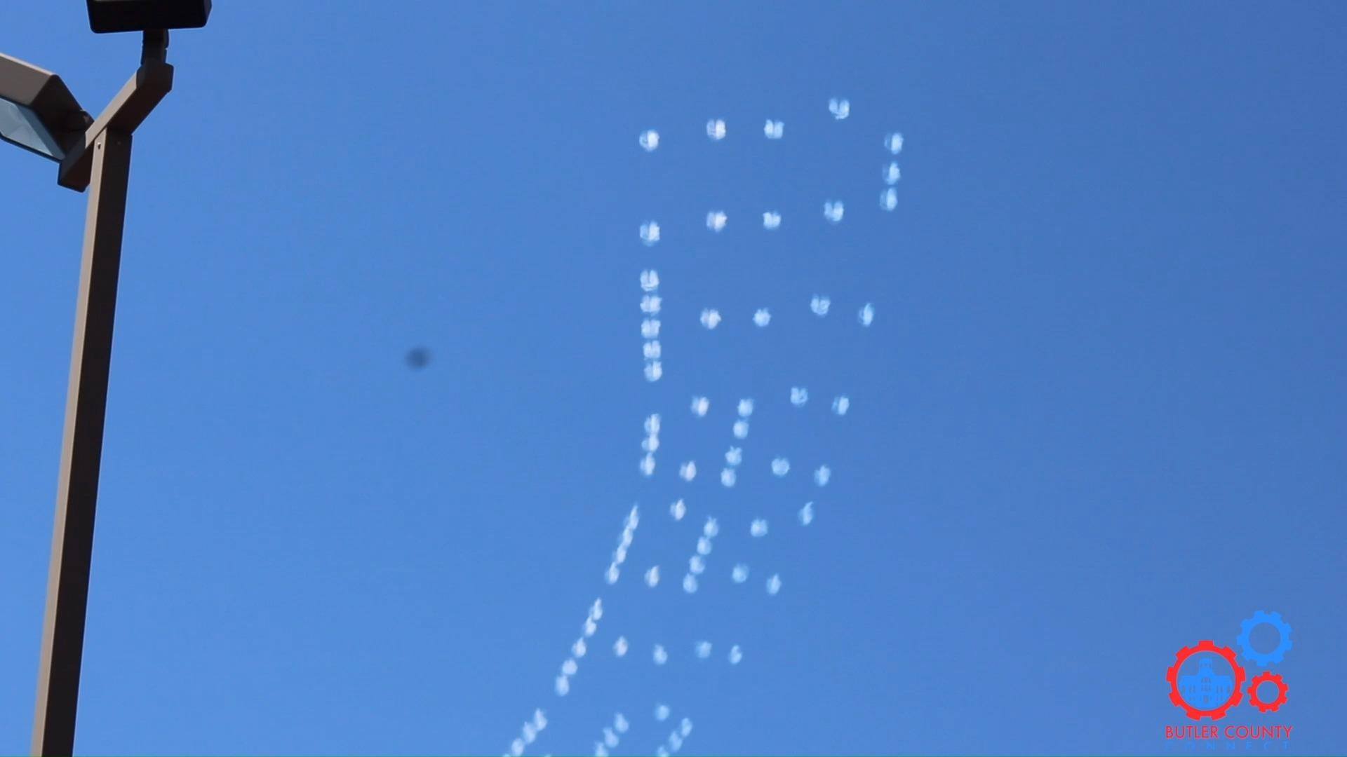 There have been online discussions about unusual sightings in the skies ...