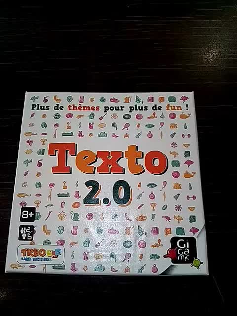GIGAMIC – Texto – Jeu De Cartes Rapidité Et Vocabulaire – 2 à 6 Joueurs – Dès 6 Ans – 60 Cartes – Partie 10 Min
