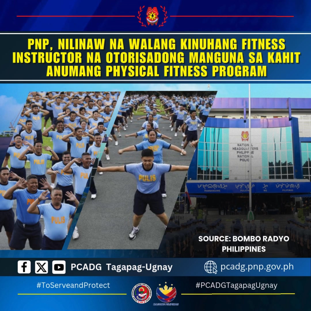 𝐏𝐍𝐏, 𝐧𝐢𝐥𝐢𝐧𝐚𝐰 𝐧𝐚 𝐰𝐚𝐥𝐚𝐧𝐠 𝐤𝐢𝐧𝐮𝐡𝐚𝐧𝐠 𝐟𝐢𝐭𝐧𝐞𝐬𝐬 𝐢𝐧𝐬𝐭𝐫𝐮𝐜𝐭𝐨𝐫 𝐧𝐚 𝐨𝐭𝐨𝐫𝐢𝐬𝐚𝐝𝐨𝐧𝐠 ...