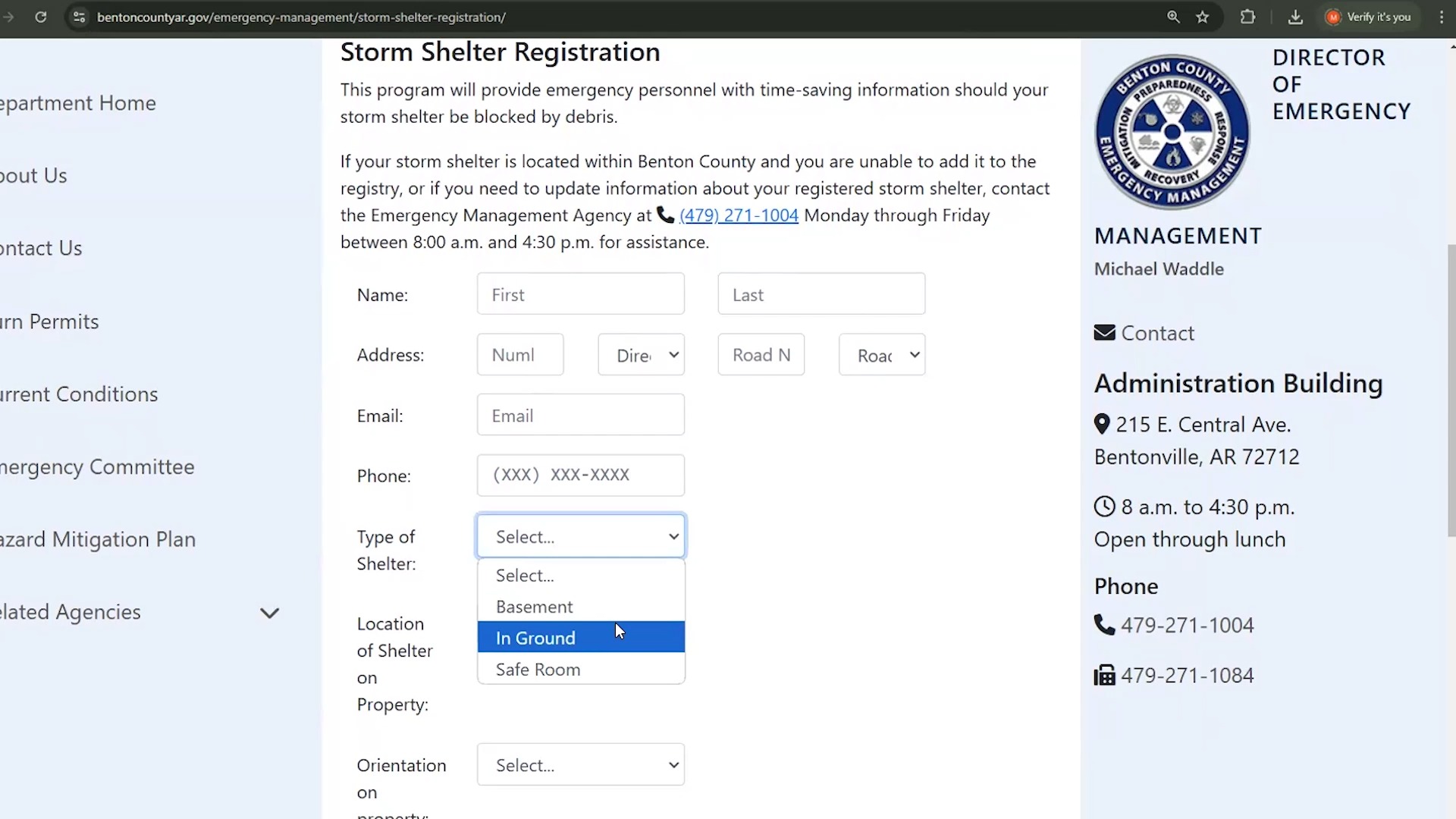 Have you registered your storm shelter? For today's Severe Weather ...
