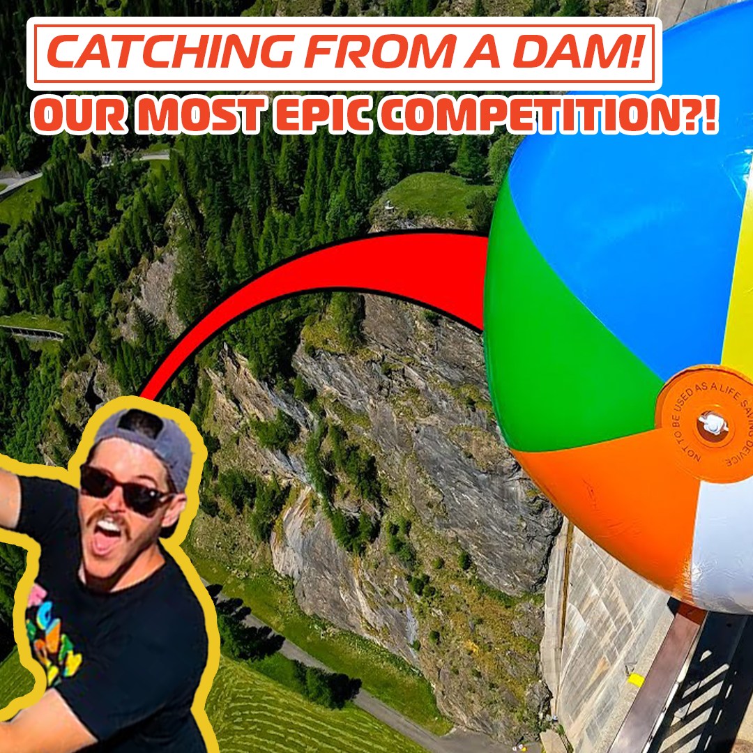 165m Catch Ft Beach Ball & Massive Dam | 165m Catch Ft Beach Ball ...