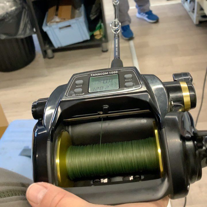 Canne à Moulinet électrique Daiwa Tanacom Deep 3,50 M - 400-1500 G - Pêche En Mer - Neuf En Boîte