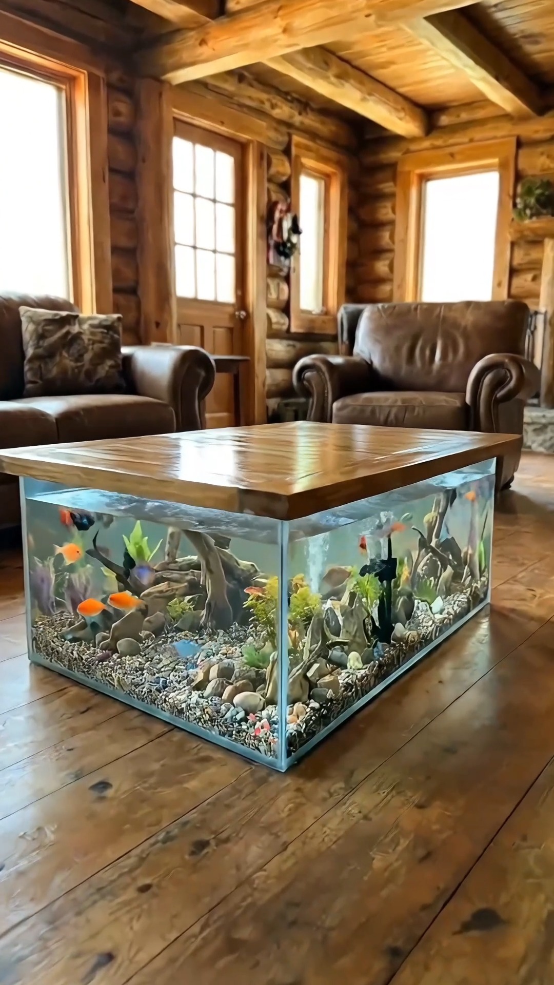 Amazing coffee table idea 😍 | Log Cabin Ideas | Facebook