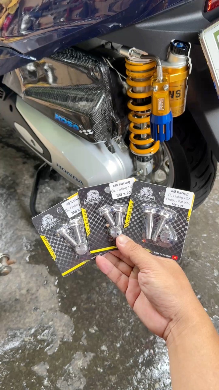 Lead 4v up ốc chống hack phuộc, heo và cùm tăng gh racing v2 | Lý Chí ...