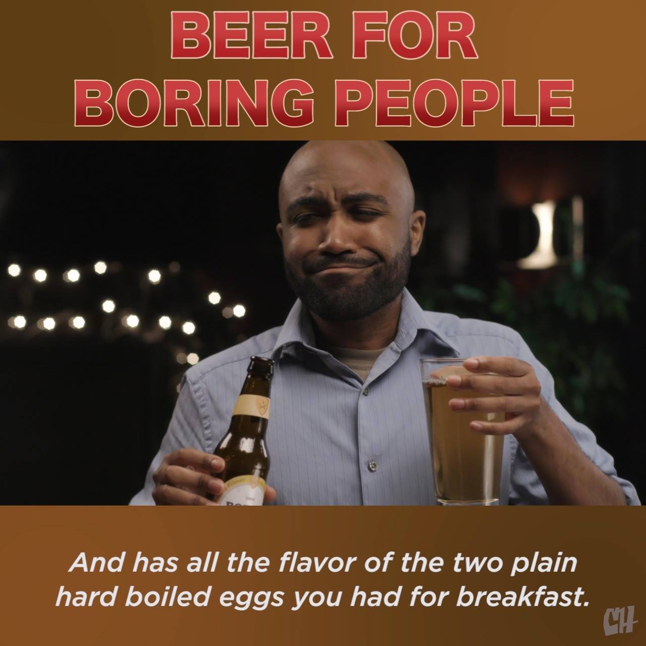 Beer For Boring People Honestly, even calling it beer is a bit of a
