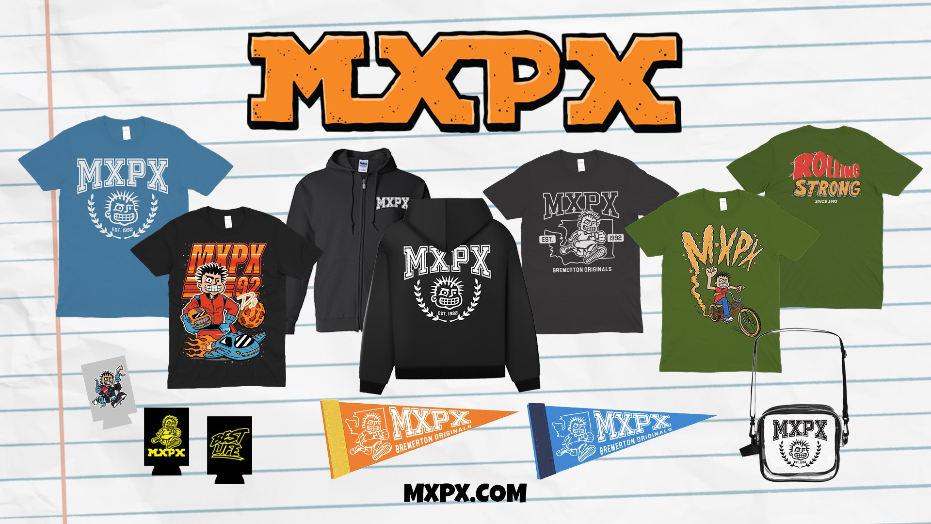 Off to the races with MxPx merch!