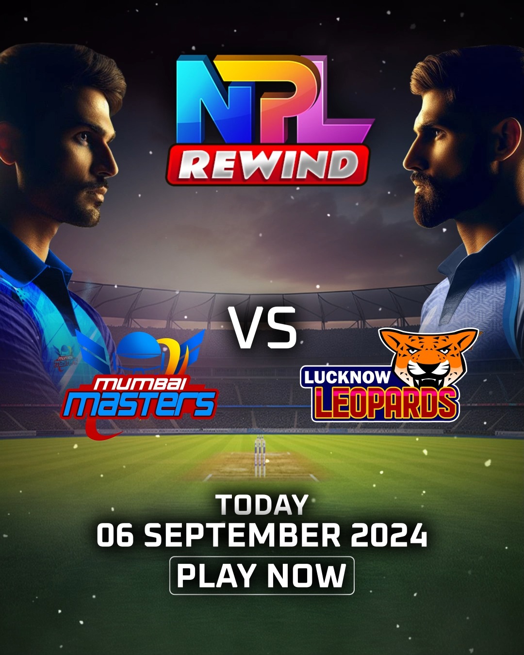 RELIVE THE NPL 2024 DAYS IN REWIND Play #Mumbai vs #Lucknow in WCC3 ...