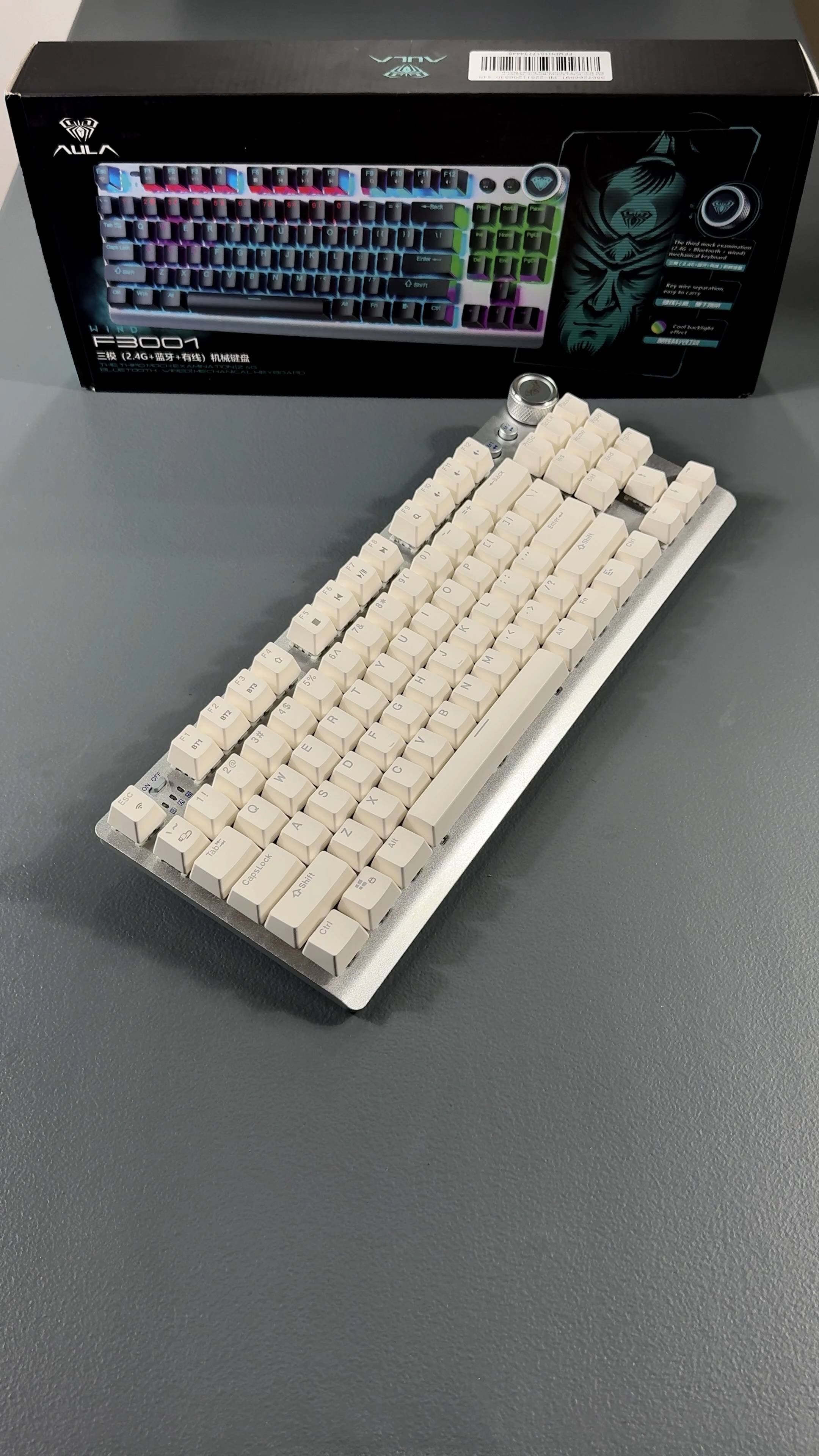 Aula F3001 wireless mechanical keyboard unboxing | Day 3 of