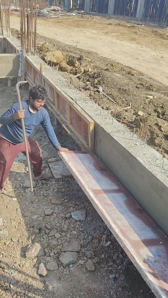 Amazing trick for removal shuttering of plinth beam 👍👍 #plinthbeam # ...